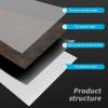 imageArt3d Peel and Stick Vinyl Floor Tiles 30Pack 12 x 12 inch Self Adhesive Waterproof Flooring Planks for Kitchen Dining Room Bedrooms Cover 30 Sq Ft Black ampamp White Marble 15 Tiles per ColorRust Granite