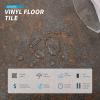 imageArt3d Peel and Stick Vinyl Floor Tiles 30Pack 12 x 12 inch Self Adhesive Waterproof Flooring Planks for Kitchen Dining Room Bedrooms Cover 30 Sq Ft Black ampamp White Marble 15 Tiles per ColorRust Granite