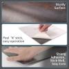imageArt3d Peel and Stick Vinyl Floor Tiles 30Pack 12 x 12 inch Self Adhesive Waterproof Flooring Planks for Kitchen Dining Room Bedrooms Cover 30 Sq Ft Black ampamp White Marble 15 Tiles per ColorRust Granite