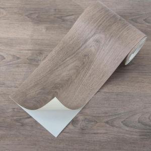 imageArt3d 36quot x 6quot x 025quot Pack Of 10 Tile Sticker Vinyl Wood WhiteGreyTeak