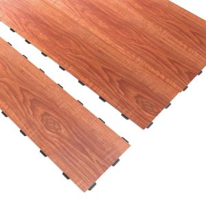 imageArt3d Interlocking Luxury Vinyl Flooring Tile Wood Floor Plank for Kitchen Bathroom  Waterproof AntiSlip WearResistant Reusable  36 x 6 Inch 18Pack Cover 27 Sq FtProvence Pine