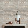 imageArt3d 10Sheet Peel and Stick Stone Overlay Kitchen Backsplash Tile  Volakas White Embellished with Metal GoldEcru Slate