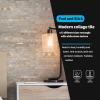 imageArt3d 10Sheet Peel and Stick Stone Overlay Kitchen Backsplash Tile  Volakas White Embellished with Metal GoldEcru Slate