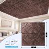 imageArt3d 12 Pack Of 12 Wall Panel Traditional WhiteAntique Copper