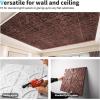 imageArt3d 12 Pack Of 12 Wall Panel Traditional WhiteAntique Copper