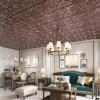 imageArt3d 12 Pack Of 12 Wall Panel Traditional WhiteAntique Copper