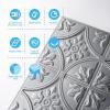 imageArt3d 12 Pack Of 12 Wall Panel Traditional WhiteArgent Silver