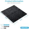 imageArt3d 12 Pack Of 12 Wall Panel Traditional WhiteBlack