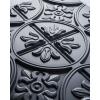 imageArt3d 12 Pack Of 12 Wall Panel Traditional WhiteGray