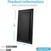 imageArt3d 12Pack Drop Ceiling Tiles 2x4 Ft PVC Decorative Ceiling Covering Panels for Basement Kitchen Bathroom 24x48 Inch Cover 96 Sq Ft Smooth WhiteMatt Black