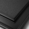 imageArt3d 12Pack Drop Ceiling Tiles 2x4 Ft PVC Decorative Ceiling Covering Panels for Basement Kitchen Bathroom 24x48 Inch Cover 96 Sq Ft Smooth WhiteMatt Black