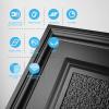 imageArt3d 12Pack Drop Ceiling Tiles 2x4 Ft PVC Decorative Ceiling Covering Panels for Basement Kitchen Bathroom 24x48 Inch Cover 96 Sq Ft Smooth WhiteMatt Black
