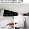 imageArt3d 12Pack Drop Ceiling Tiles 2x4 Ft PVC Decorative Ceiling Covering Panels for Basement Kitchen Bathroom 24x48 Inch Cover 96 Sq Ft Smooth WhiteMatt White