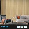 imageArt3d 12Pack Slat Design 3D Wall Panels for Interior Wall Decor 2x4 FT PVC Decorative Drop Ceiling Tiles  BlackSquare  Oak