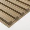 imageArt3d 12Pack Slat Design 3D Wall Panels for Interior Wall Decor 2x4 FT PVC Decorative Drop Ceiling Tiles  OakOblong  Walnut