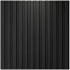 imageArt3d 12Pack Slat Design 3D Wall Panels for Interior Wall Decor 2x4 FT PVC Decorative Drop Ceiling Tiles  OakSquare  Black
