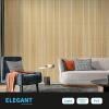 imageArt3d 12Pack Slat Design 3D Wall Panels for Interior Wall Decor 2x4 FT PVC Decorative Drop Ceiling Tiles  OakSquare  Oak