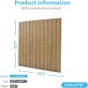 imageArt3d 12Pack Slat Design 3D Wall Panels for Interior Wall Decor 2x4 FT PVC Decorative Drop Ceiling Tiles  WhiteSquare  Walnut