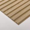 imageArt3d 12Pack Slat Design 3D Wall Panels for Interior Wall Decor 2x4 FT PVC Decorative Drop Ceiling Tiles  WhiteSquare  Walnut