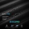 imageArt3d 2x4 ft Drop Ceiling Tiles in Black 12Sheet SemiCylinder Design 3D Wall Panels for Interior Wall Decor 24x48 inch