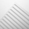 imageArt3d 2x4 ft Drop Ceiling Tiles in White 12Sheet SemiCylinder Design 3D Wall Panels for Interior Wall Decor 24x48 inch