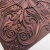 imageArt3d Decorative Ceiling Tile 2x2 Glue up Lay in Ceiling Tile 24x24 Pack of 12pcs Spanish Floral in Matt WhiteAntique Copper