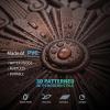 imageArt3d Decorative Ceiling Tile 2x2 Glue up Lay in Ceiling Tile 24x24 Pack of 12pcs Spanish Floral in Matt WhiteAntique Copper