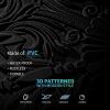imageArt3d Decorative Ceiling Tile 2x2 Glue up Lay in Ceiling Tile 24x24 Pack of 12pcs Spanish Floral in Matt WhiteBlack