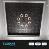 imageArt3d Decorative Ceiling Tile 2x2 Glue up Lay in Ceiling Tile 24x24 Pack of 12pcs Spanish Floral in Matt WhiteBlack