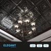 imageArt3d Drop Ceiling Tiles Glue up Ceiling Tiles 2x2 Plastic Sheet in Antique Copper 12Pack 48 SqftBlack
