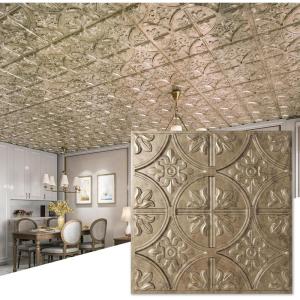 imageArt3d 12 Pack Of 12 Wall Panel Traditional WhiteAntique Gold