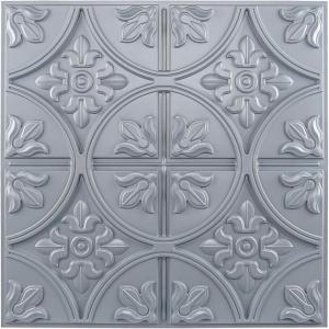 imageArt3d 12 Pack Of 12 Wall Panel Traditional WhiteGray
