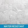 imageArt3d 10Sheet Peel and Stick Backsplash PVC Wall Tile Stickon Tile for Kitchen Backplash Bathroom Vanities Fireplace Decor Laundry Table Stair Decals in Dark Granite PlasticSheetsNatural White