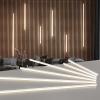 imageArt3d LED Recessed Lighting Kit  6pcs Selfadhesive White LED Light with Smart Switch 3000k Touching Switch Light for Wood Slat Wall Panels Headboards Stairs Home decor Under Cabinet Strip Light
