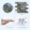 imageArt3d 10 Sheet Pack Of 10 Wall Panel Wood GrayRustic Baywood