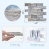 imageArt3d 10 Sheet Pack Of 10 Wall Panel Wood GraySilver