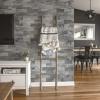 imageArt3d 10 Sheet Pack Of 10 Wall Panel Wood GraySilver