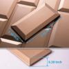 imageArt3d 100Pieces Peel and Stick Tile Kitchen Backsplash Metal Wall Tiles Brushed Aluminium Subway3D Copper