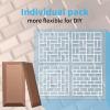 imageArt3d 100Pieces Peel and Stick Tile Kitchen Backsplash Metal Wall Tiles Brushed Aluminium Subway3D Copper