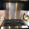 imageArt3d 100Pieces Peel and Stick Tile Kitchen Backsplash Metal Wall Tiles Brushed Aluminium SubwayCopper