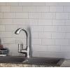 imageArt3d 100Pieces Peel and Stick Tile Kitchen Backsplash Metal Wall Tiles Brushed Aluminium SubwayStainless