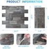 imageArt3d 10Pack Peel and Stick Backsplash Tile for Kitchen Bathroom Fireplace Vanitity SelfAdhesive Wall Tile in Blue GreySprucegray