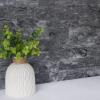 imageArt3d 10Pack Peel and Stick Backsplash Wall Tile for Kitchen Bathroom Fireplace Vanitity in Natural WhiteDarkgranite