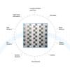 imageArt3d 10Pack SelfAdhesive Metal Backsplash Peel and Stick Tile for Kitchen 12quot x 12quot Silver Aluminium SurfaceA16015