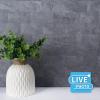 imageArt3d 10Sheet Peel and Stick Backsplash PVC Wall Tile Stickon Tile for Kitchen Backplash Bathroom Vanities Fireplace Decor Laundry Table Stair Decals in Light Rustic PlasticSheetsBlueGray