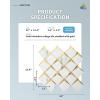imageArt3d 10Sheet Peel and Stick Backsplash for Kitchen Dcor SelfAdhesive Diamond Mosaic Tiles for Fireplace Bathroom