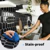 imageArt3d 10Sheet Peel and Stick Kitchen Backsplash Tile Vinyl Stick On Wall Tile Sticker for Bathroom Laundry Room Back Splashes 12quotx12quot Black MarbleBlack