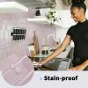imageArt3d 10Sheet Peel and Stick Kitchen Backsplash Tile Vinyl Stick On Wall Tile Sticker for Bathroom Laundry Room Back Splashes 12quotx12quot Black MarblePink Marble