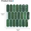 imageArt3d 10Sheet Peel and Stick Kitchen Backsplash Tile Vinyl Stick On Wall Tile Sticker for Bathroom Laundry Room Back Splashes 12quotx12quot Black MarbleGreen Marble