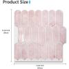 imageArt3d 10Sheet Peel and Stick Kitchen Backsplash Tile Vinyl Stick On Wall Tile Sticker for Bathroom Laundry Room Back Splashes 12quotx12quot Black MarblePink Marble